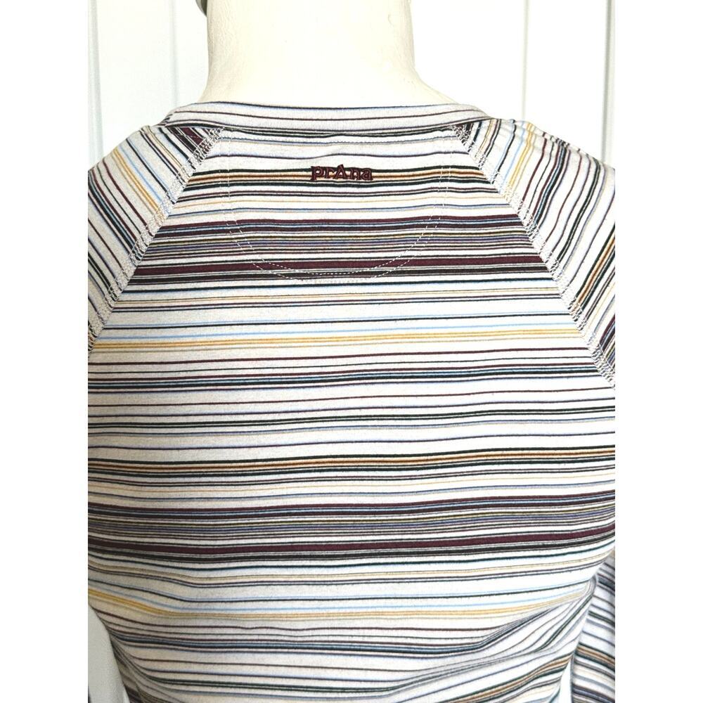 Prana Women’s Heavana Stripe Long Sleeve Performance T-Shirt Size S *EUC - Picture 9 of 9